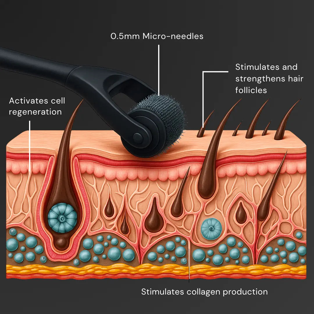 Titanium Hair Growth Roller